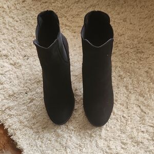 Ice Black Ankle Booties for Women